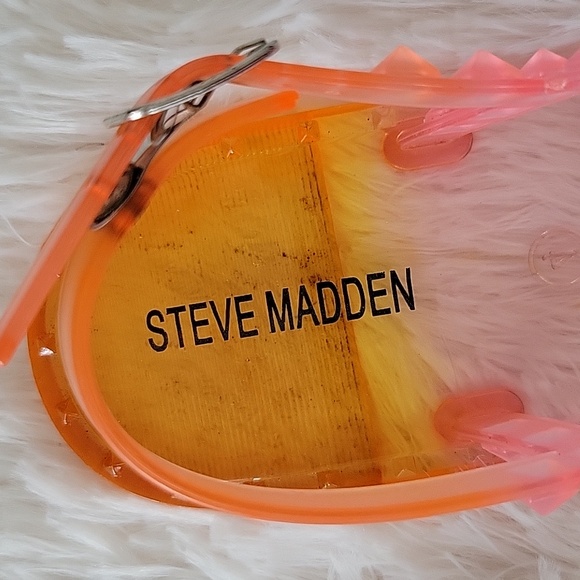 Steve Madden Multi-color Jelly Sandals Girls Size 4 Youth - Picture 6 of 7